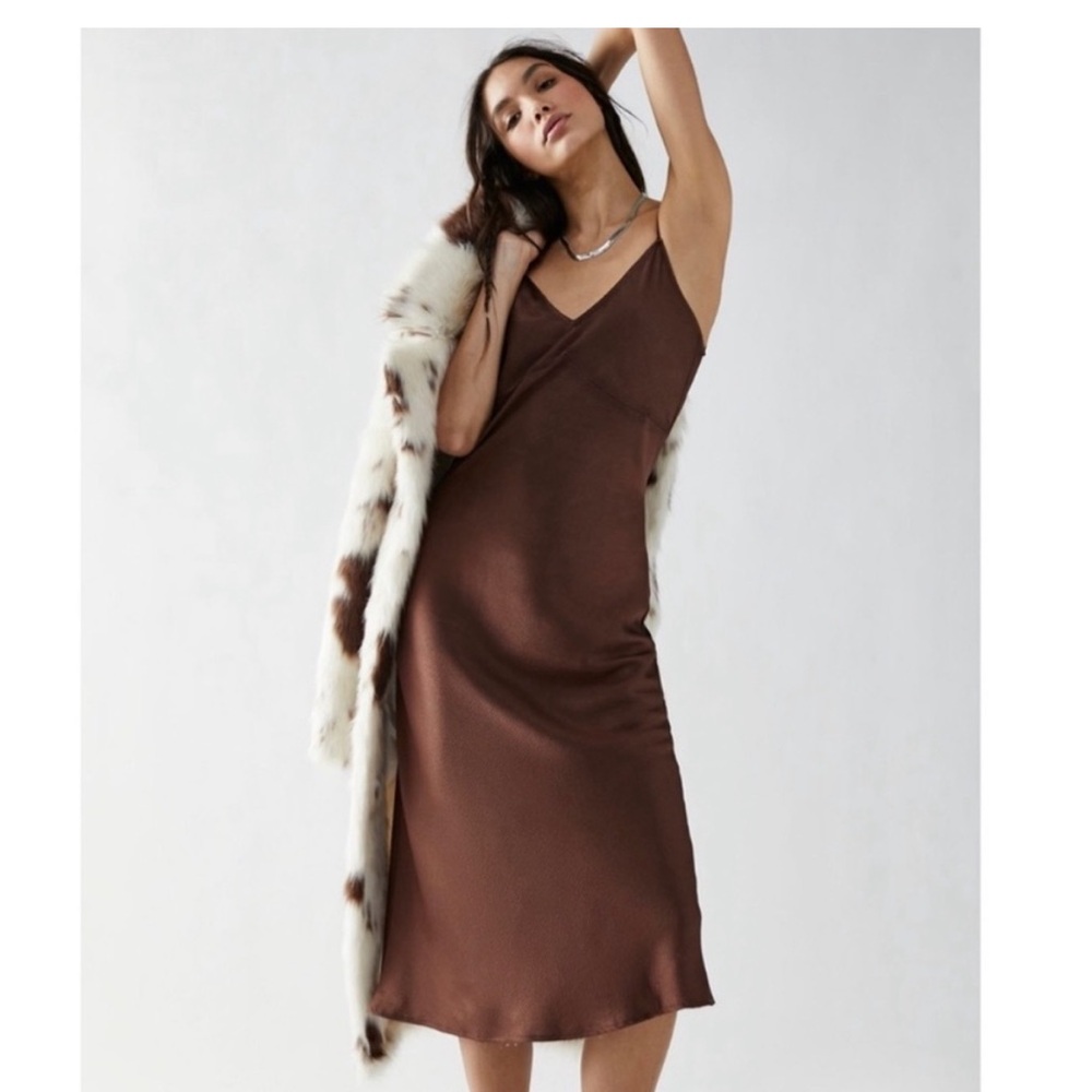 Free People Intimately Brown Dress
